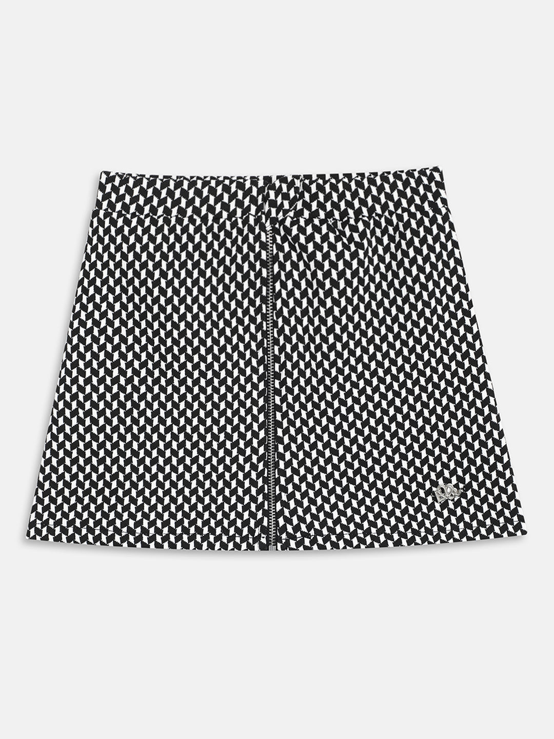 Elle Kids Girls Multi Checked A Line Skirt