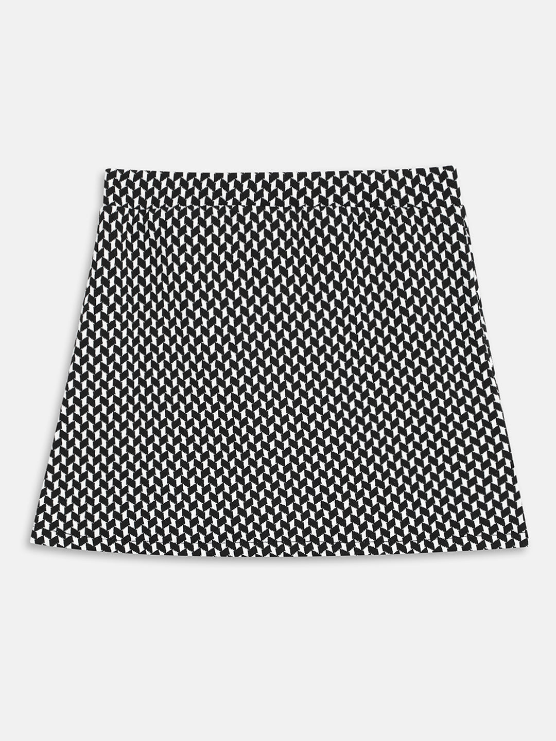 Elle Kids Girls Multi Checked A Line Skirt