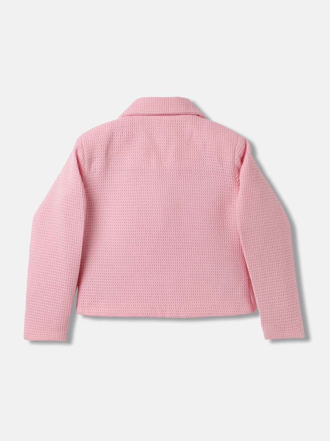 Shop Elle Girls Solid Notched Lapel Full Sleeves Blazer Online