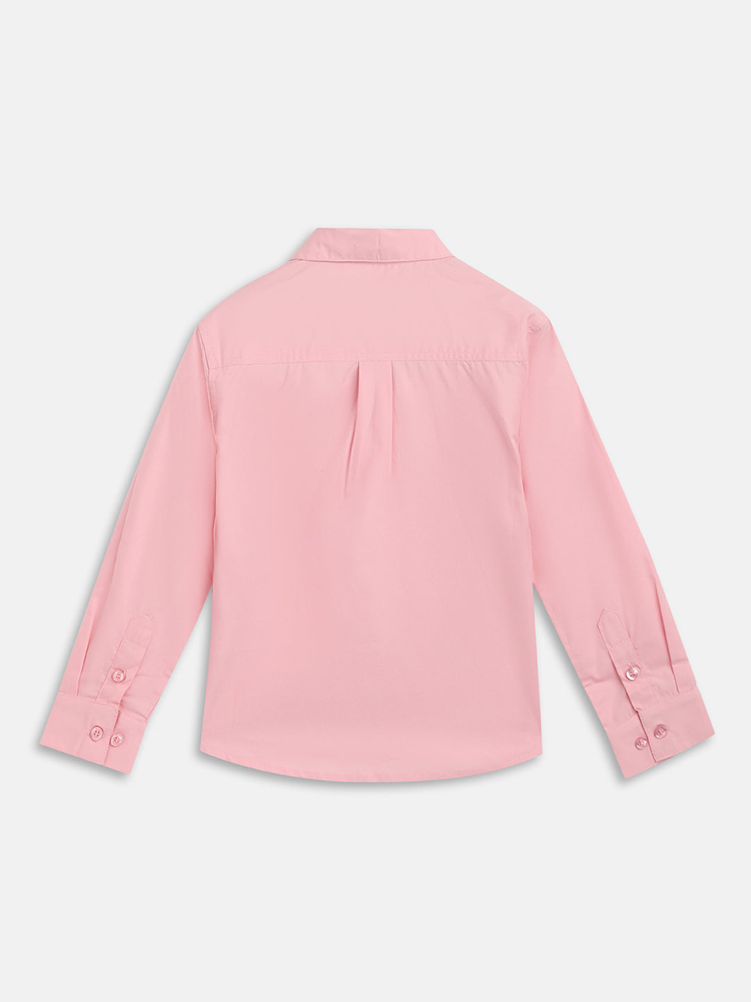 Blue Giraffe Kids Pink Regular Fit Shirt