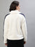 Iconic Women White Solid Collar Jacket