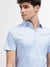 Bruun & Stengade Men Blue Solid Polo Collar Short Sleeves T-Shirt
