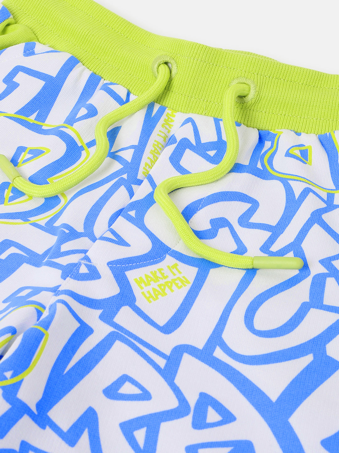 Blue Giraffe Boys Multi Printed Regular Fit Shorts