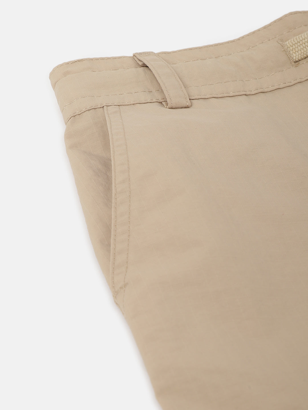 Blue Giraffe Boys Beige Solid Regular Fit Mid-Rise Trouser