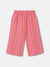 Elle Kids Girls Pink Striped Relaxed Fit Trouser