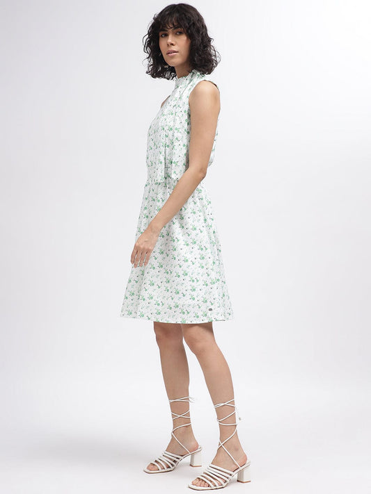 Elle Women Cream Dress