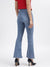 Elle Women Blue Solid Bootcut Jeans