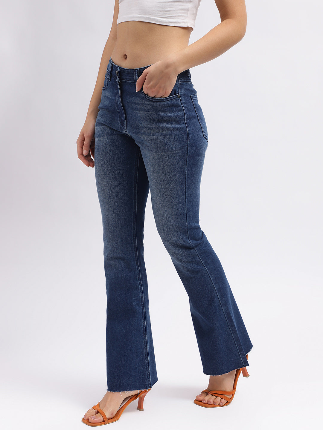 L’Appartement Effortless All In One Women's 314 Blue Straight Fit High Rise Jeans – Levis India