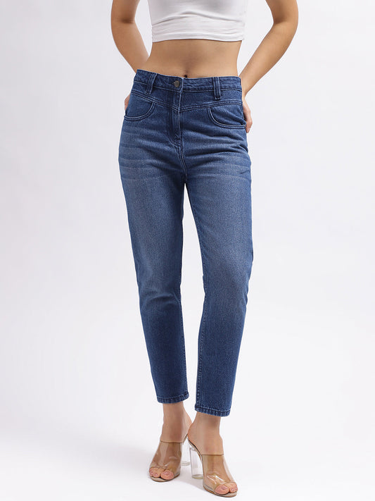 Elle Women Blue Slim Fit Jeans