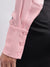 Elle Women Pink Solid V-Neck Full Sleeves Top