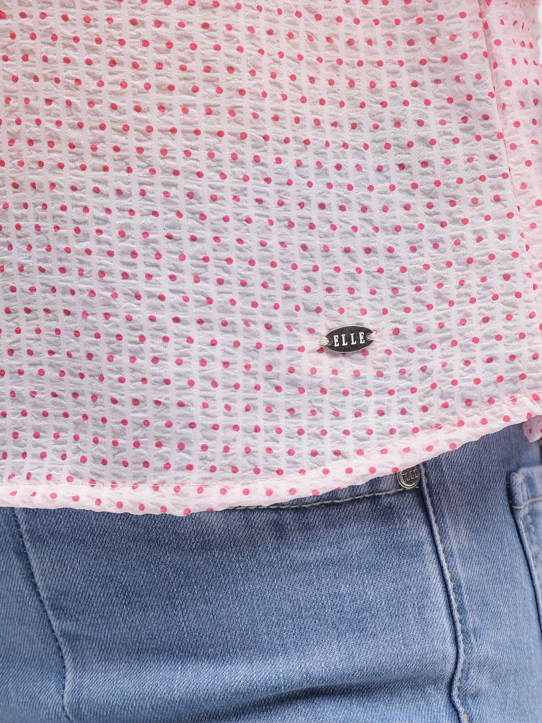 Elle Women Pink Top