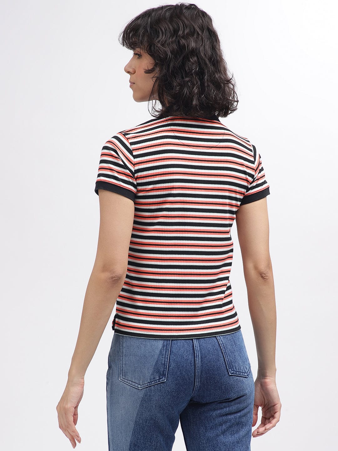 Iconic Women Multi Polo Polo Tshirt