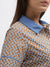 Iconic Women Multi Printed Spread Collar Short Sleeves Shirt