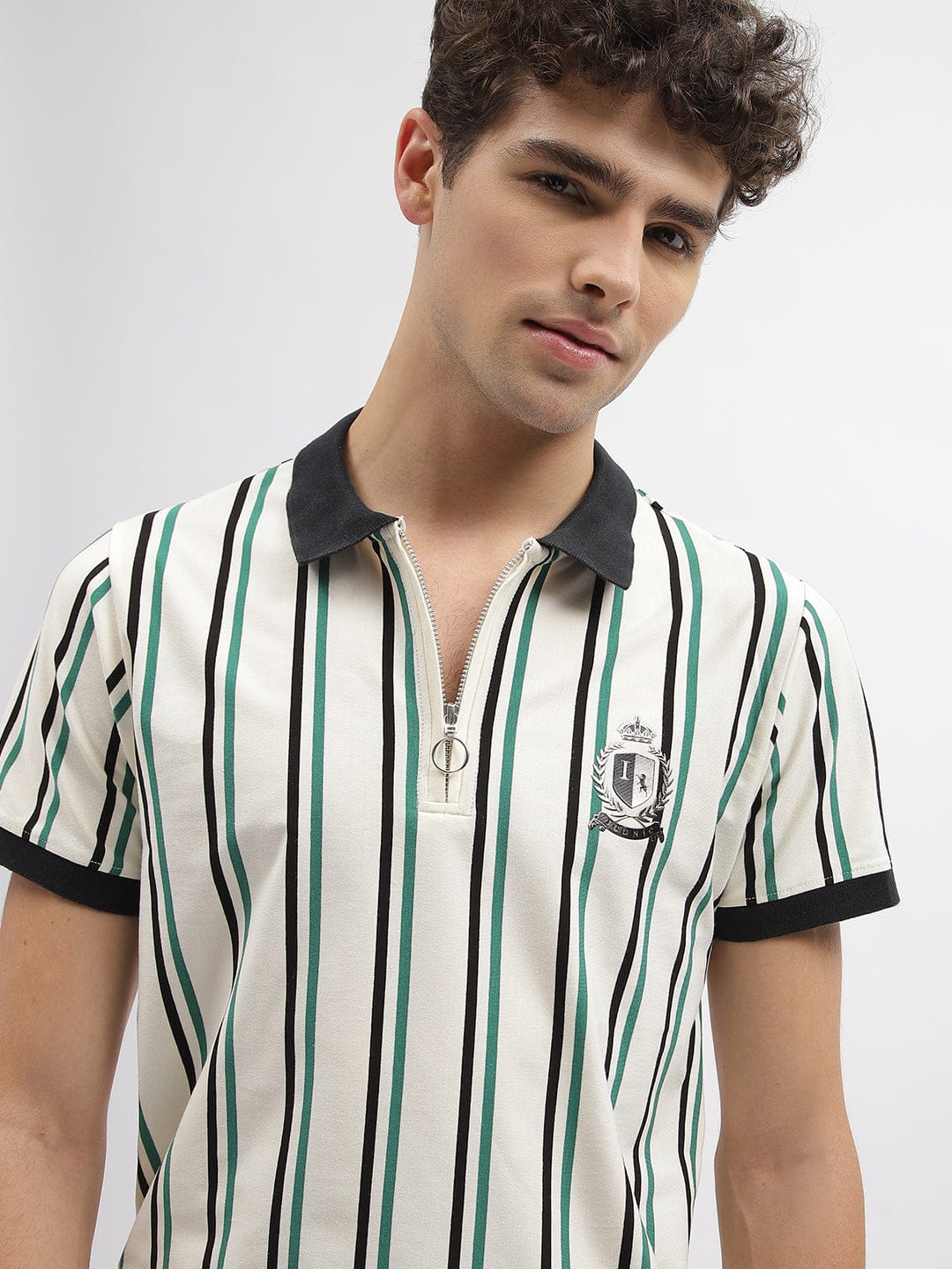 Iconic Men Multi Polo Polo Tshirt