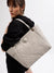 Just Cavalli Women Grey Quilted Tote Bag