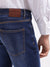 Lindbergh Men Blue Solid Tapered Fit Mid-Rise Jeans