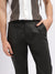 Iconic Men Olive Solid Regular Fit Mid-Rise Trouser