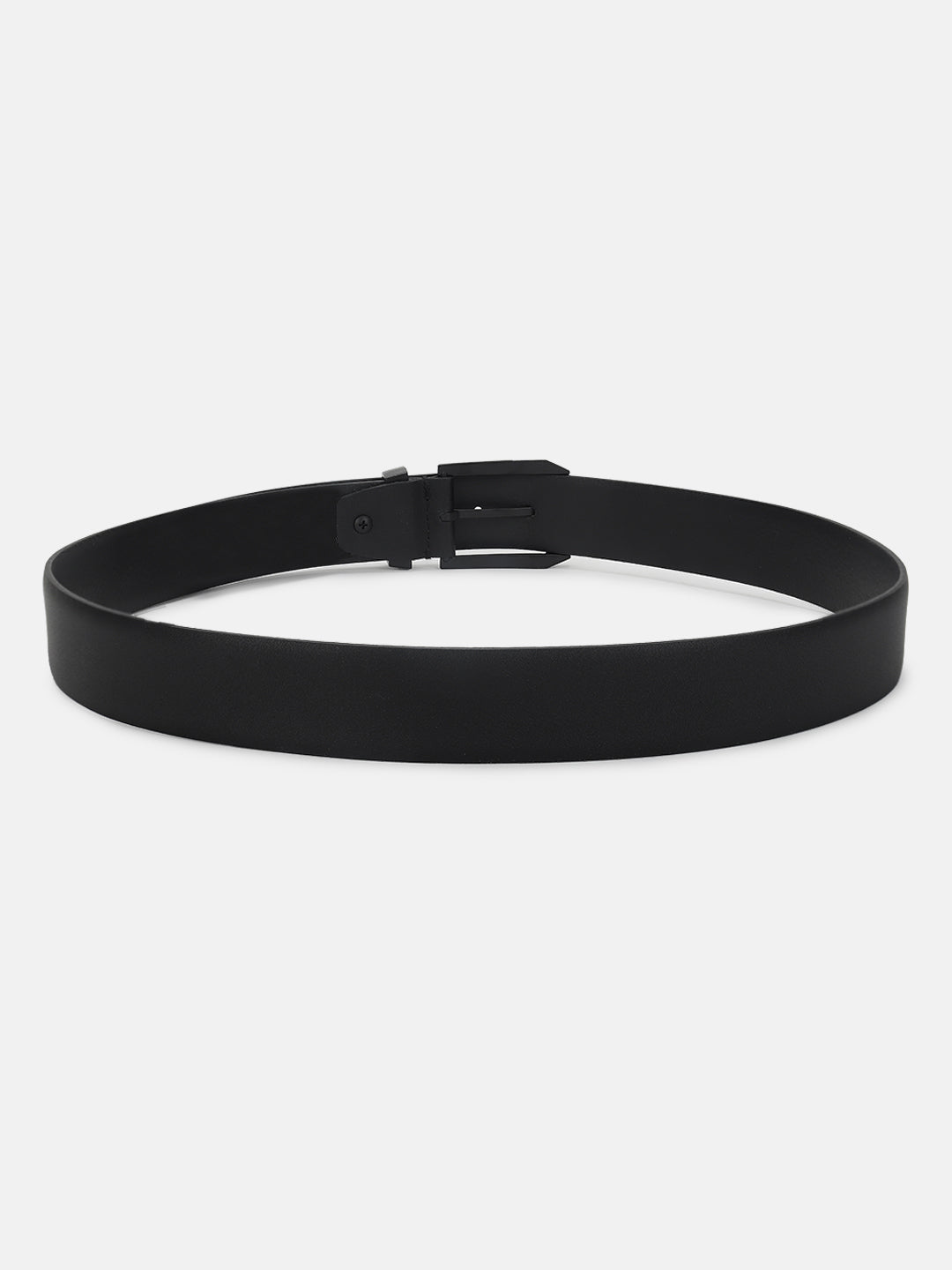 Antony Morato Men Black Solid Tang Closure Belt