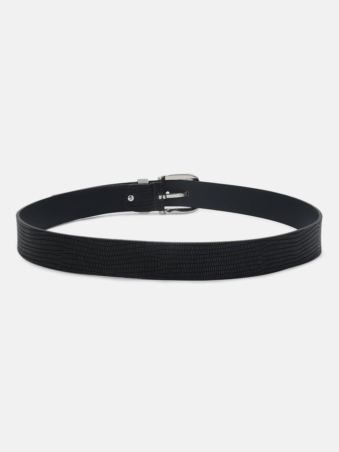 Antony Morato Men Black Solid Tang Closure Belt