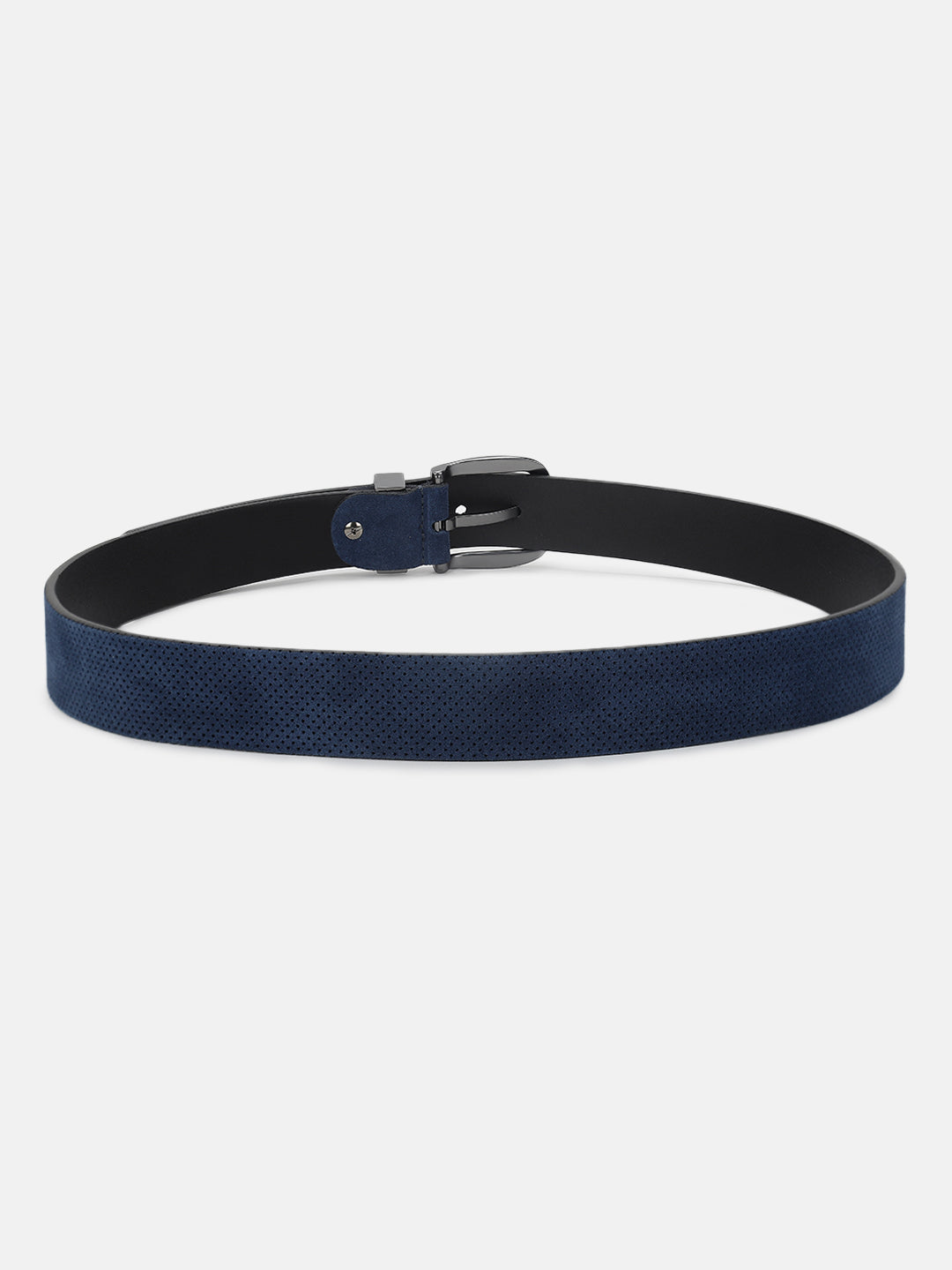Antony Morato Men Blue Solid Tang Closure Belt