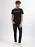 Antony Morato Men Black Solid Tapered Fit Mid-Rise Jeans