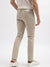 Antony Morato Men Beige Solid Tapered Fit Mid-Rise Jeans