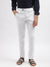 Antony Morato Men Off White Solid Skinny Fit Mid-Rise Trouser