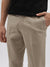 Antony Morato Men Beige Solid Skinny Fit Mid-Rise Trouser