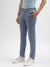 Antony Morato Men Blue Solid Skinny Fit Mid-Rise Trouser