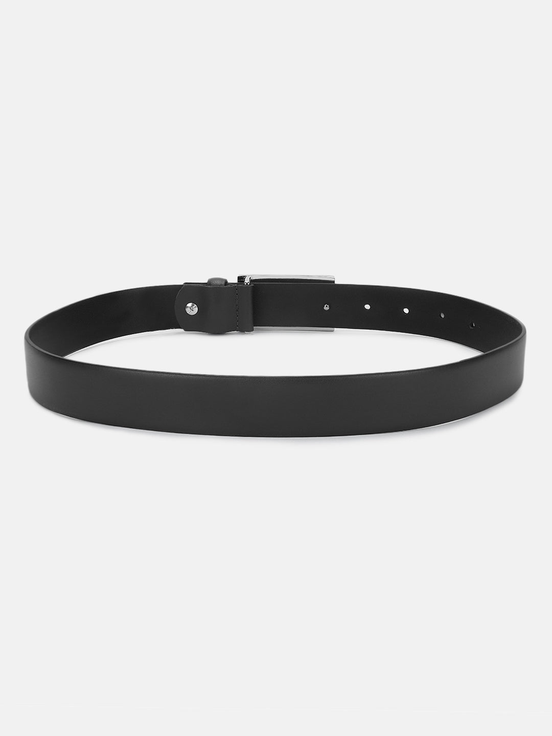 Antony Morato Boys Black Solid Push Pin Closure Belt