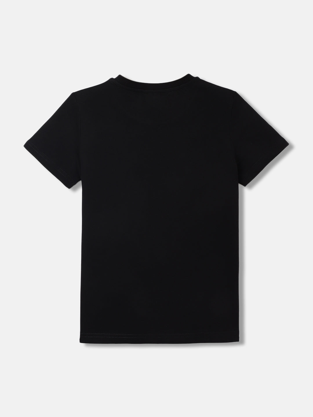 Antony Morato Kids Black Printed Round Neck Short Sleeves Tshirt