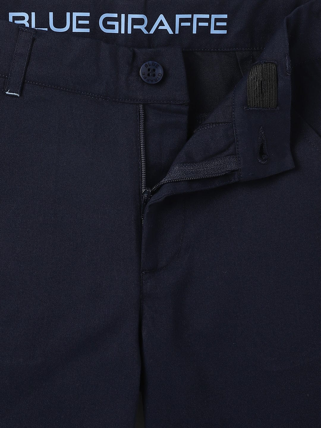 Blue Giraffe Boys Navy Mid Rise Regular Fit Chino Shorts