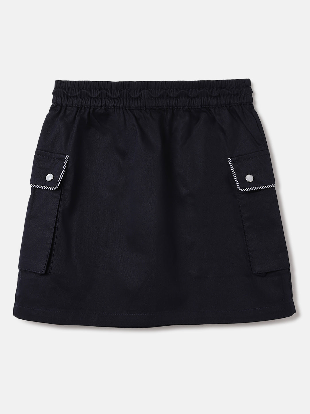 Blue Giraffe Kids Navy Regular Fit Solid Skort