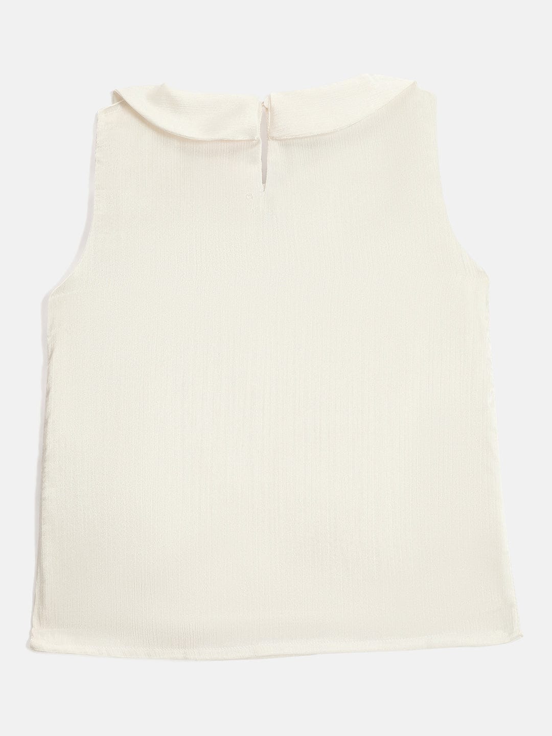 Blue Giraffe Kids White Regular Fit Solid Top