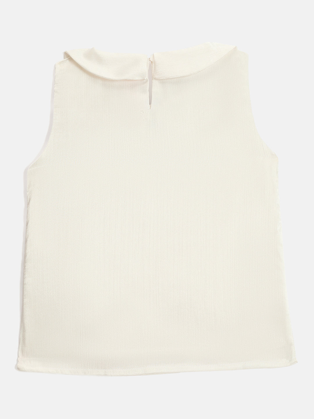 Blue Giraffe Kids White Regular Fit Solid Top