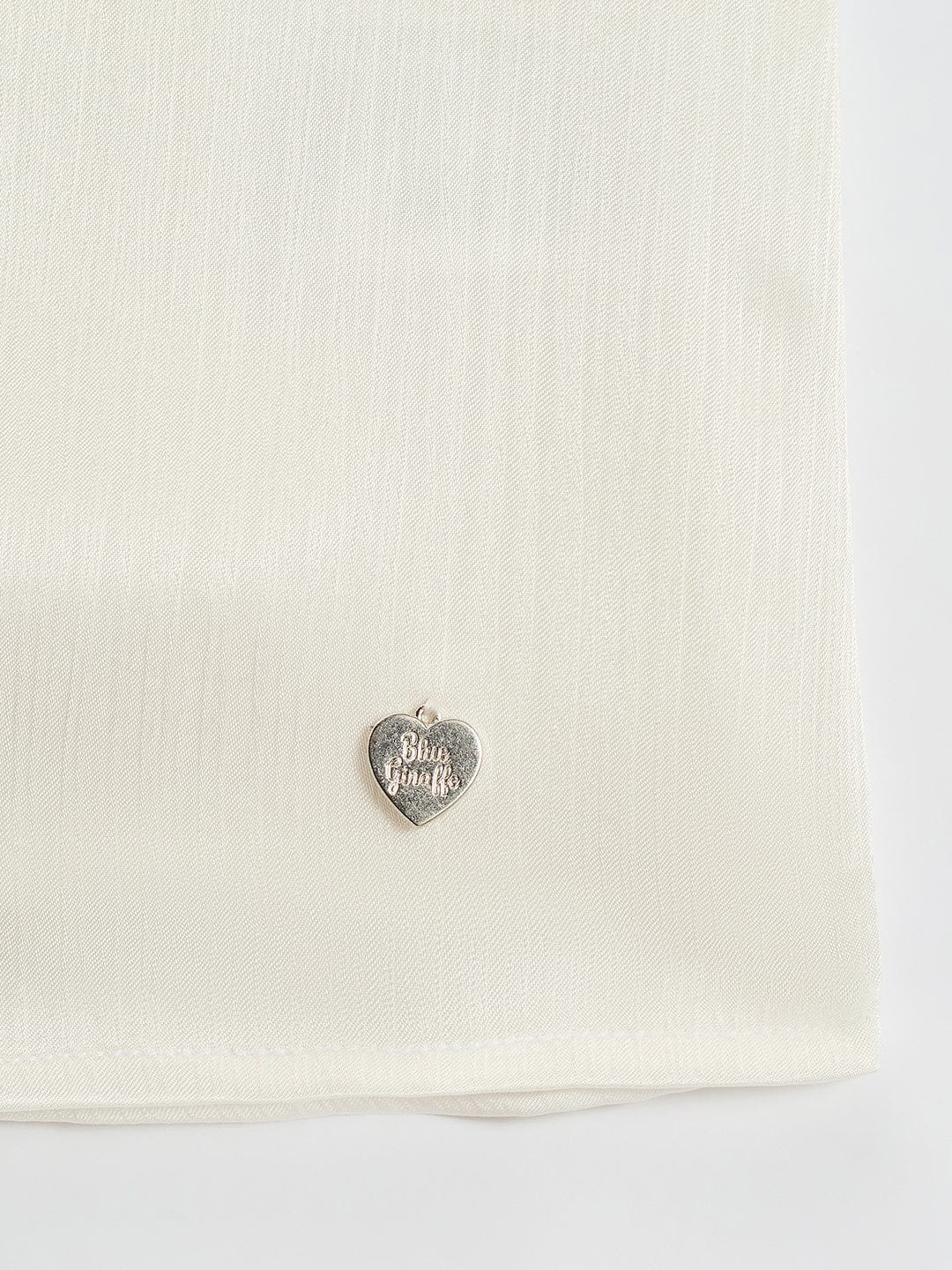 Blue Giraffe Kids White Regular Fit Solid Top