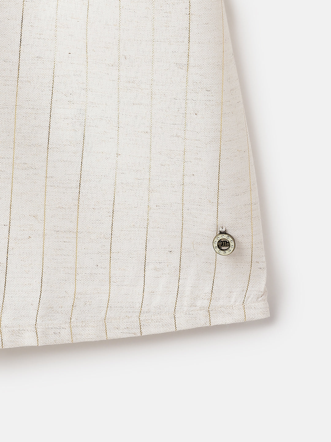 Elle Girls White Round Neck Half Sleeve Floral embroidery Regular Top