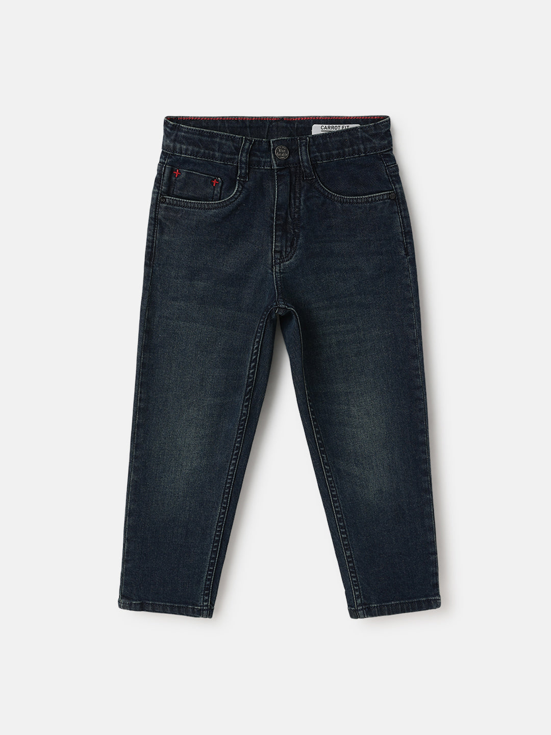 Blue Giraffe Kids Blue Carrot Fit Solid Jeans