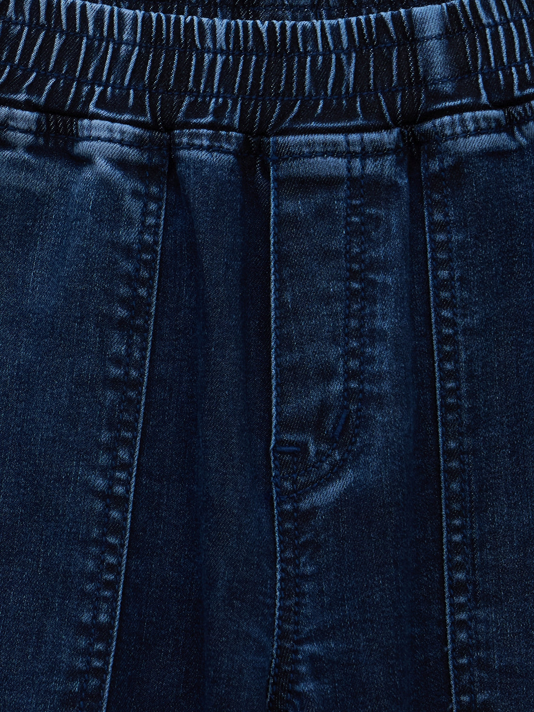 Blue Giraffe Boys Blue Relaxed Fit Solid Jeans