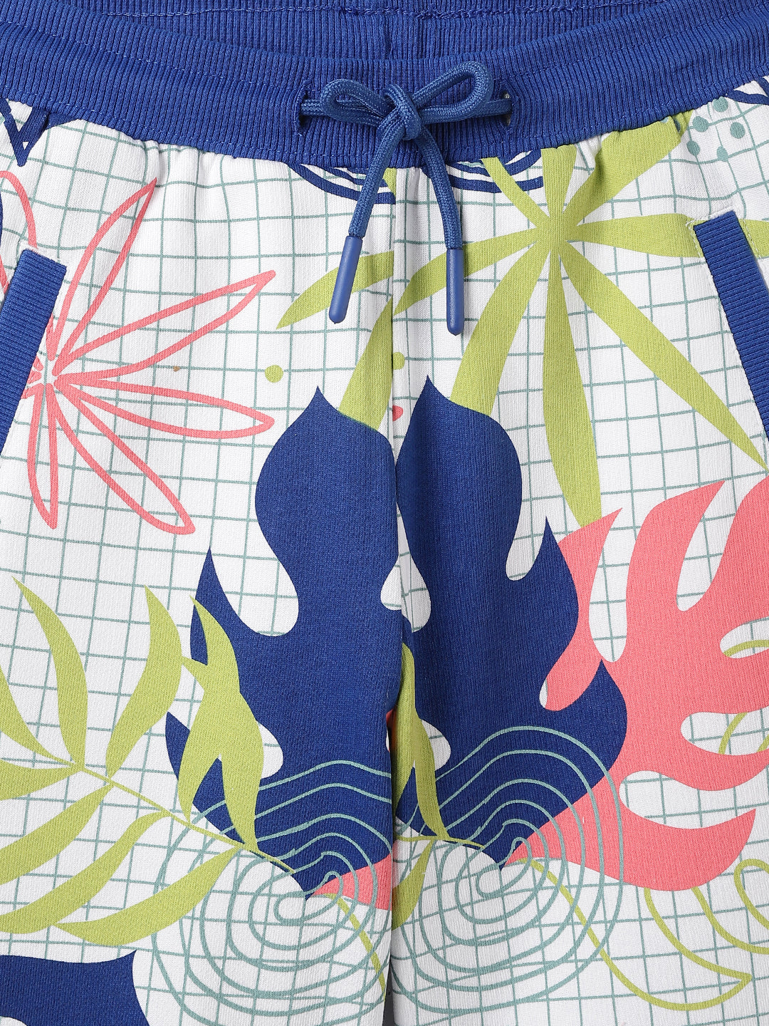 Blue Giraffe Kids Multi Regular Fit Printed Shorts