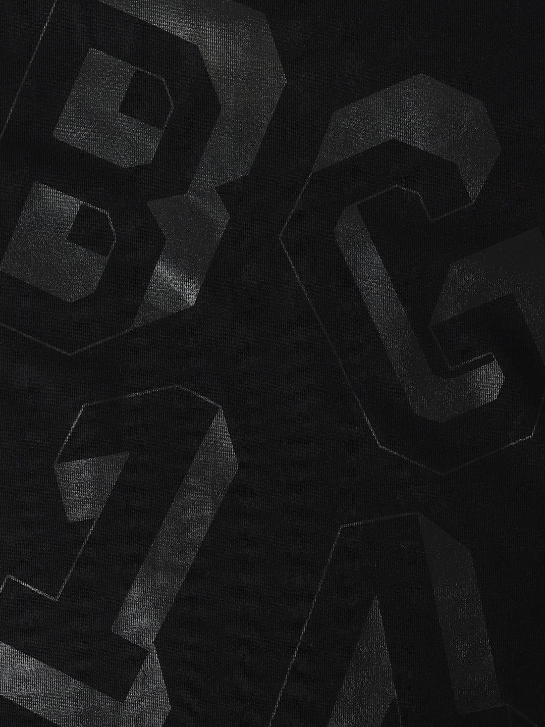 Blue Giraffe Kids Black Regular Fit Printed Tshirt