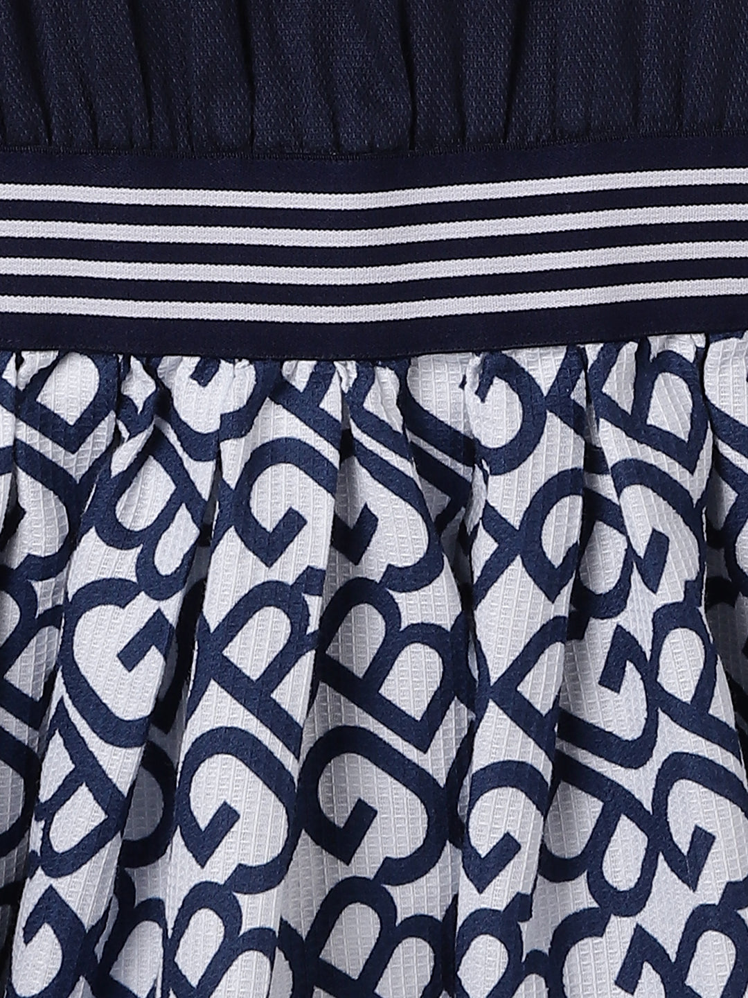 Blue Giraffe Kids Multi Printed Round Neck Dress