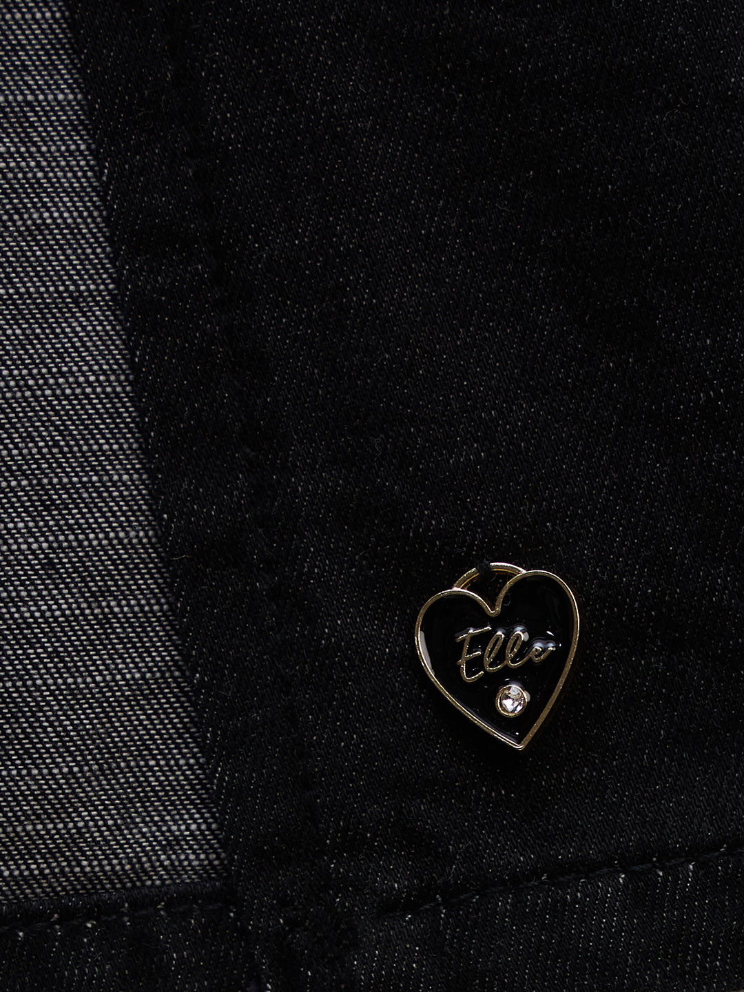 Elle Kids Black A Line Solid Skirt