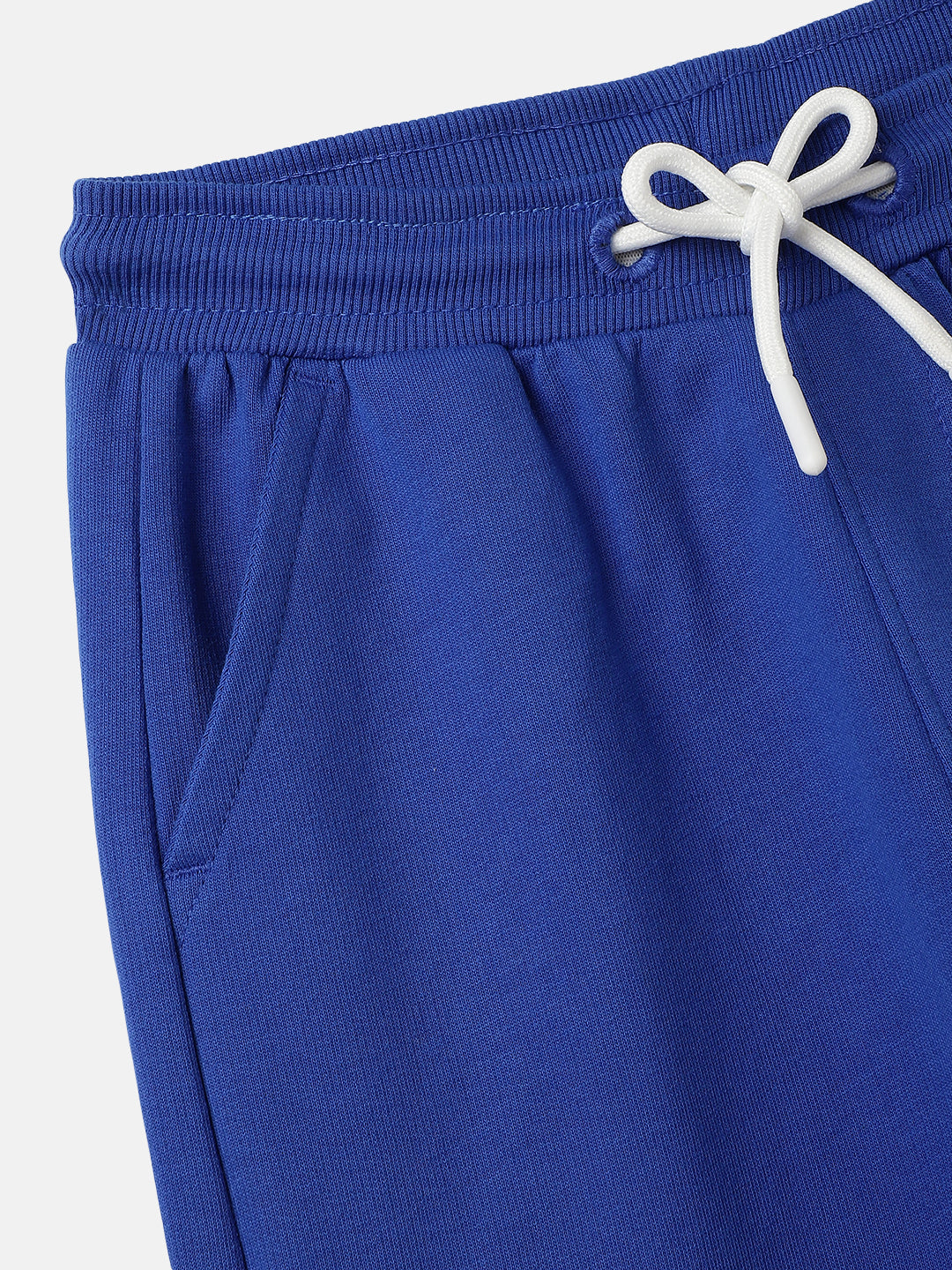 Blue Giraffe Boys Blue Regular Fit Solid Jogger