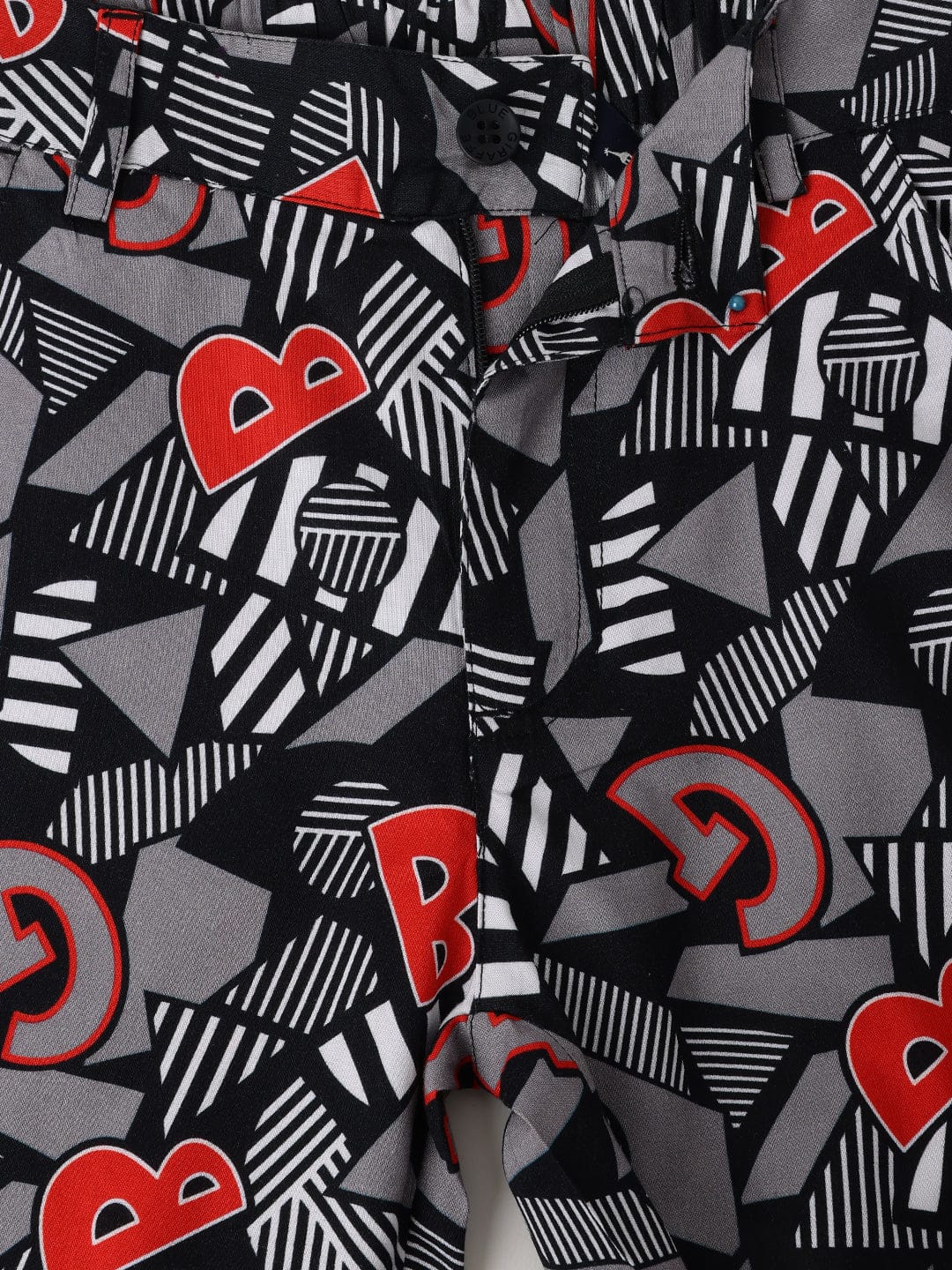 Blue Giraffe Kids Multi Regular Fit Printed Shorts