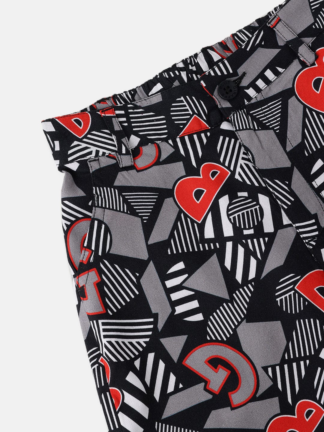 Blue Giraffe Kids Multi Regular Fit Printed Shorts