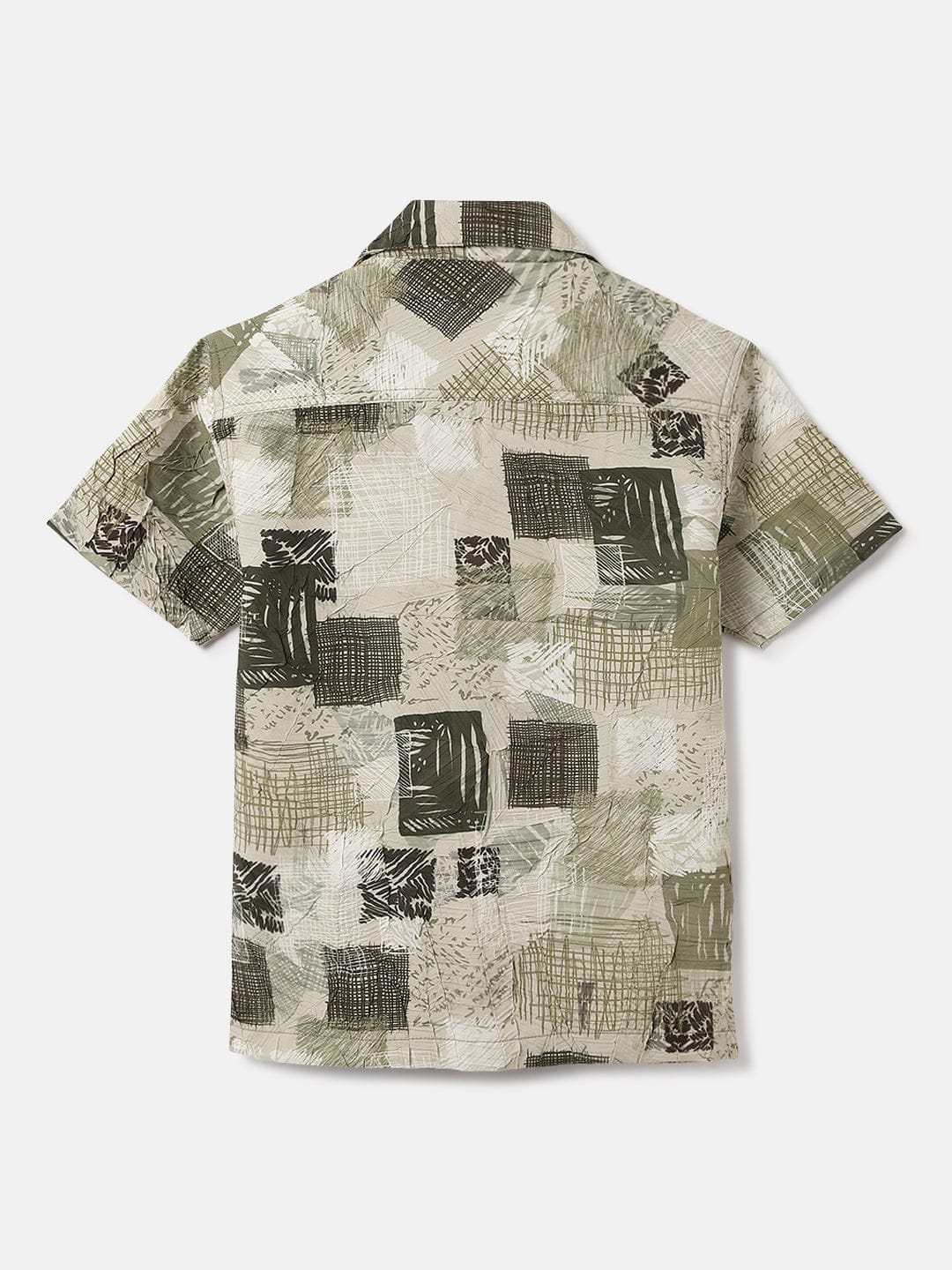 Blue Giraffe Kids Multi Printed Resort Collar Shirt