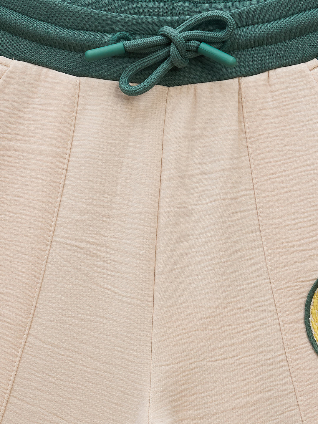 Blue Giraffe Boys Green Regular Fit Solid Shorts