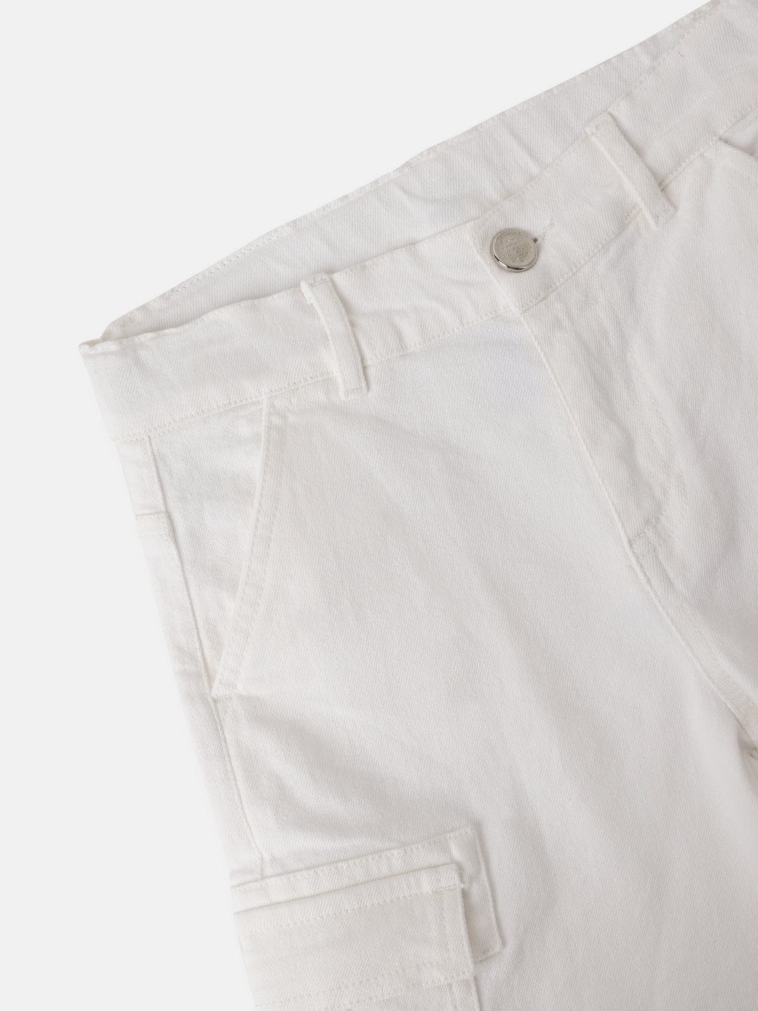 Blue Giraffe Kids White Regular Fit Solid Shorts