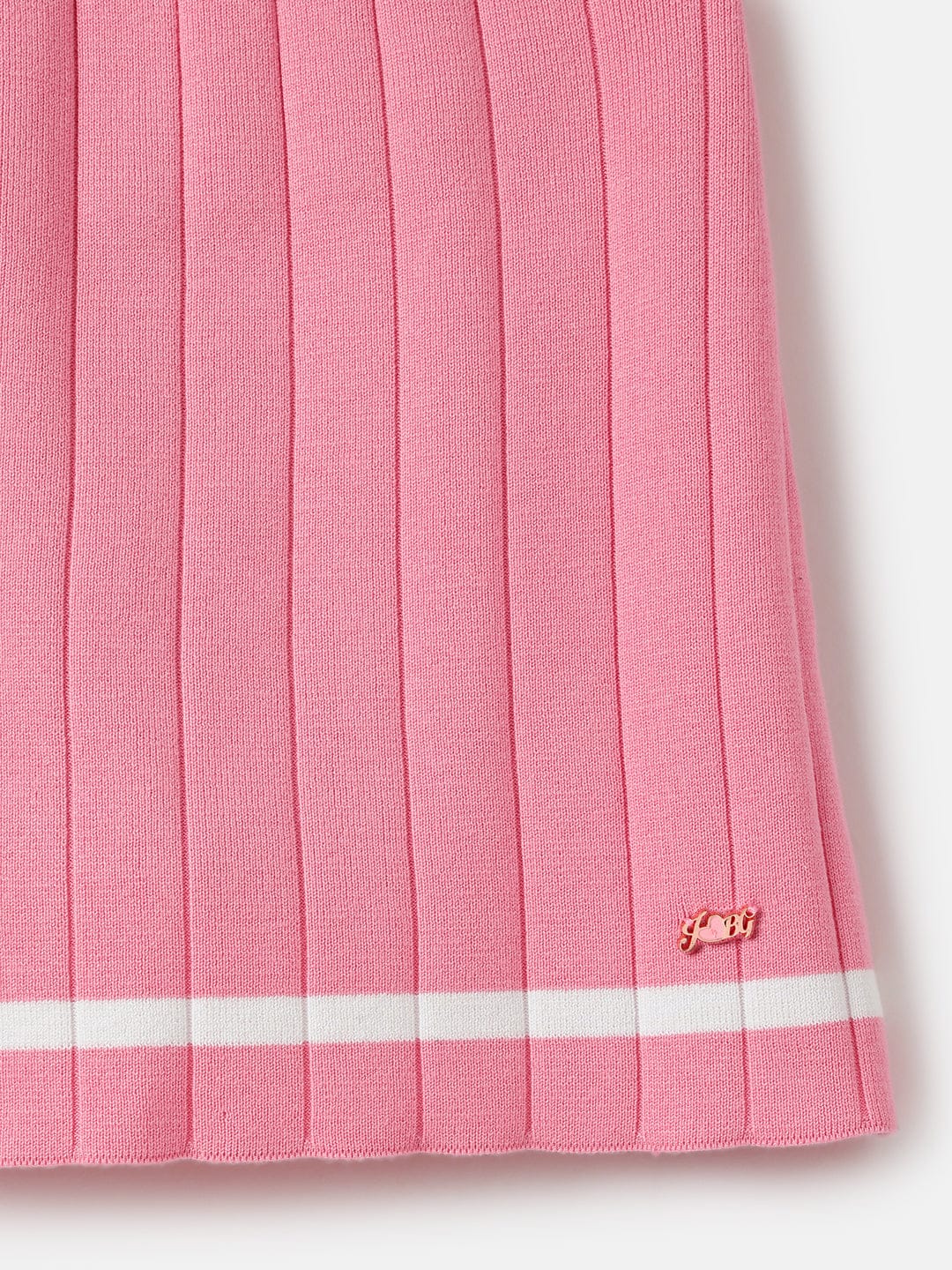 Blue Giraffe Girls Pink Flared Fit Solid Skirt